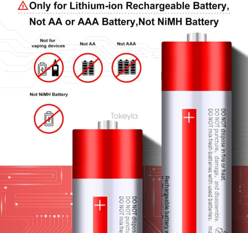 Universal Smart Charger til 18650 26650 Li-ion Batterier