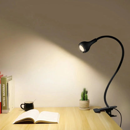 USB LED Læselampe med Fleksibel Arm