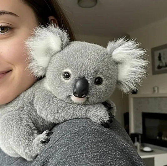 Vægtet Plush Koala Legetøj til Angstreduktion – Ultra-Blød, Krammevenligt Plush Legetøj med Realistisk Design