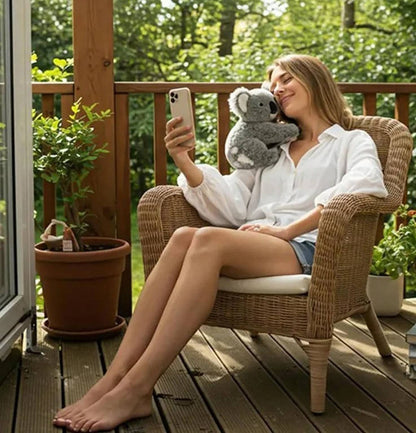 Vægtet Plush Koala Legetøj til Angstreduktion – Ultra-Blød, Krammevenligt Plush Legetøj med Realistisk Design