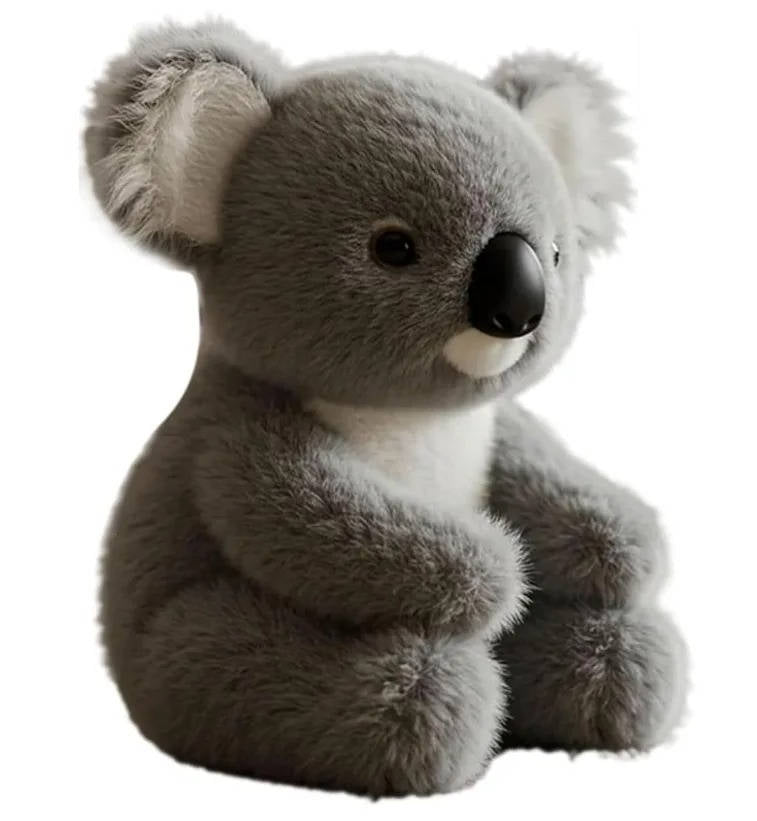 Vægtet Plush Koala Legetøj til Angstreduktion – Ultra-Blød, Krammevenligt Plush Legetøj med Realistisk Design