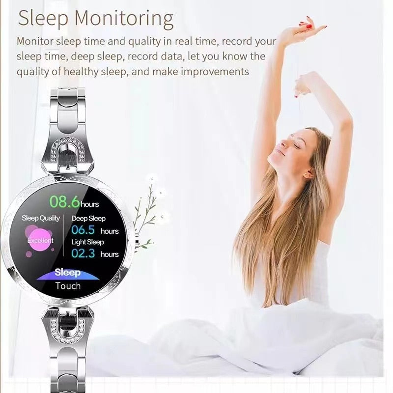 Vandtæt Fitness Ur til Kvinder – AquaFit Smartwatch