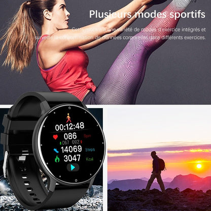 Vandtæt Smartwatch med Sportsrem - IP67 | Kompatibel med Android og iOS