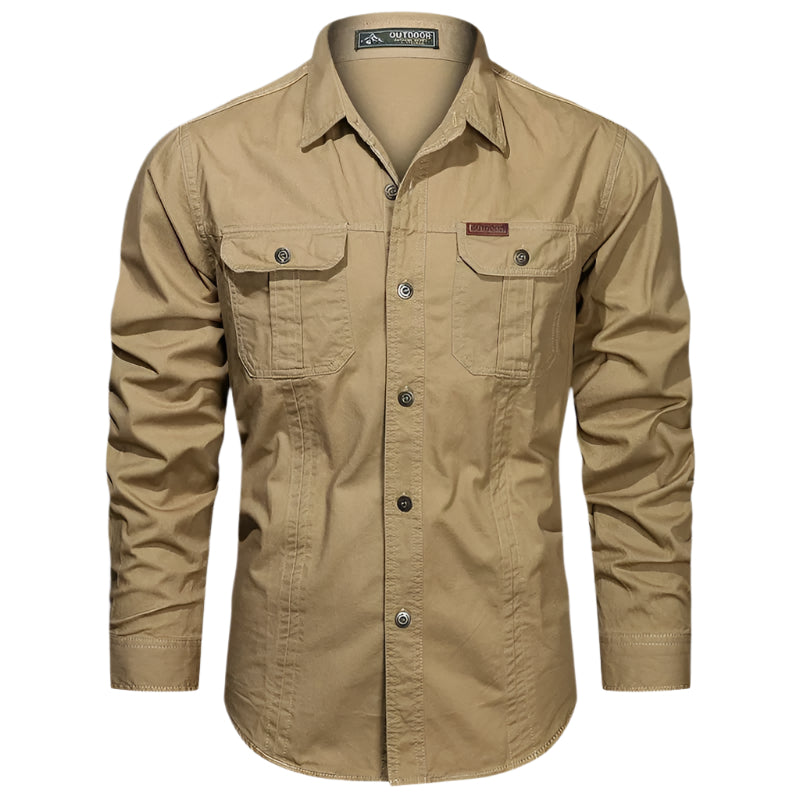 Khaled | Chemise en coton durable pour hommes, destinée à l'extérieur - Image 10