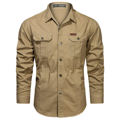 Khaled | Chemise en coton durable pour hommes, destinée à l'extérieur - Image 10