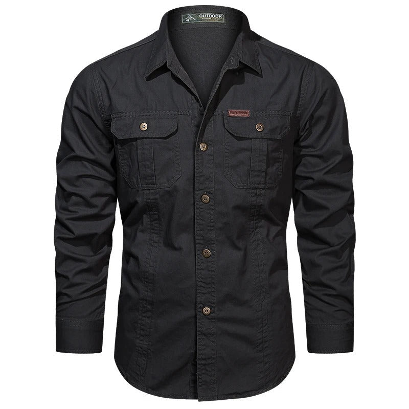Khaled | Chemise en coton durable pour hommes, destinée à l'extérieur - Image 7
