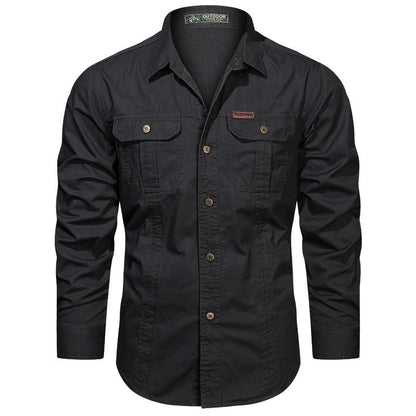Khaled | Chemise en coton durable pour hommes, destinée à l'extérieur - Image 7