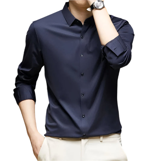 Pascal | Chemise d'affaires décontractée infroissable pour hommes - Image 1