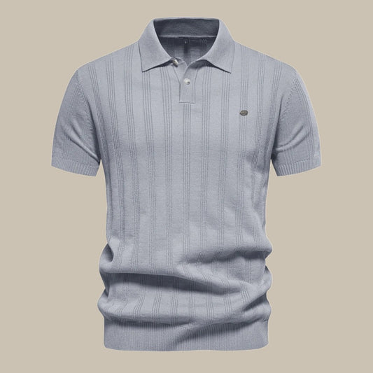 Moussa | Polo en laine mérinos pour hommes - Image 2