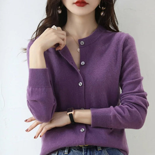 Fanny | Cardigan ajusté à boutons pour femme - Image 2