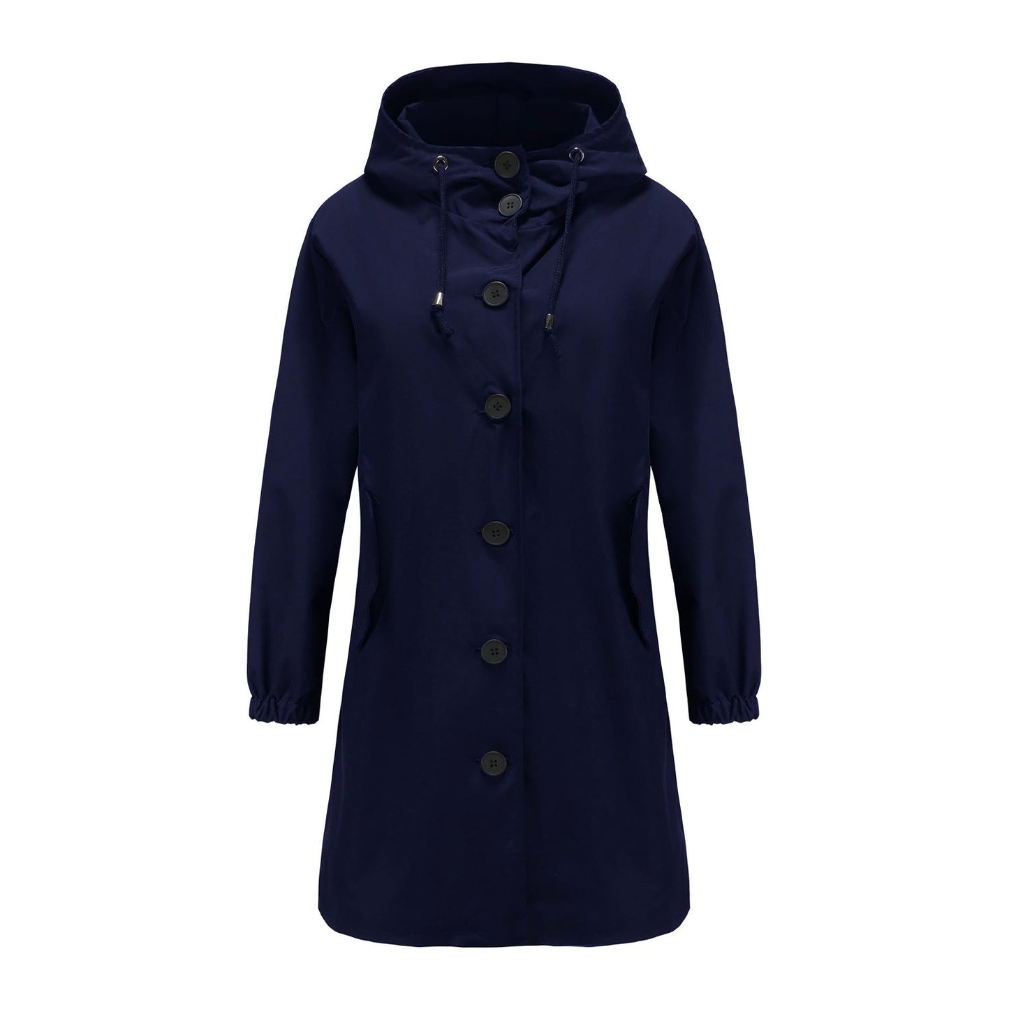 Maude | Manteau Long Trapèze à Capuche pour Femme - Image 7