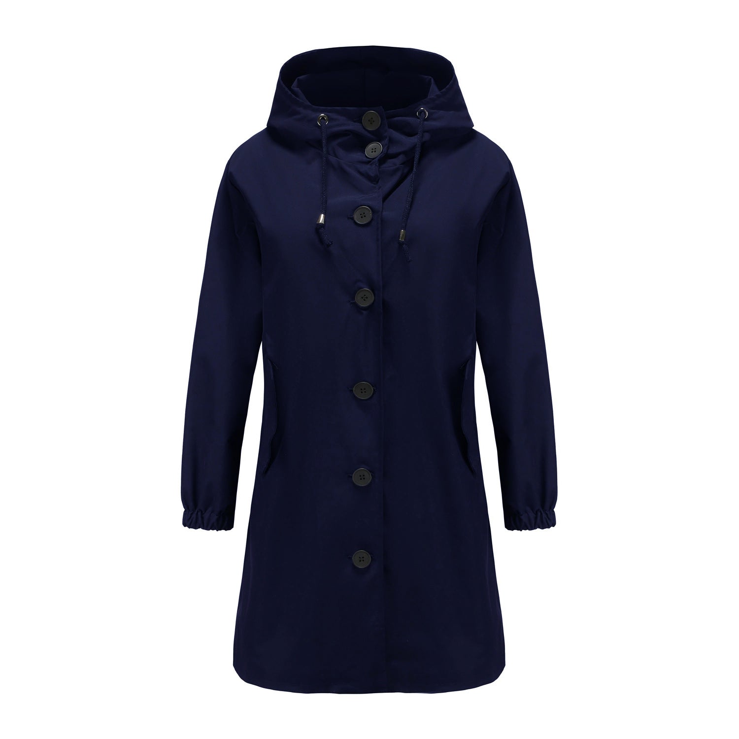 Maude | Manteau Long Trapèze à Capuche pour Femme - Image 7