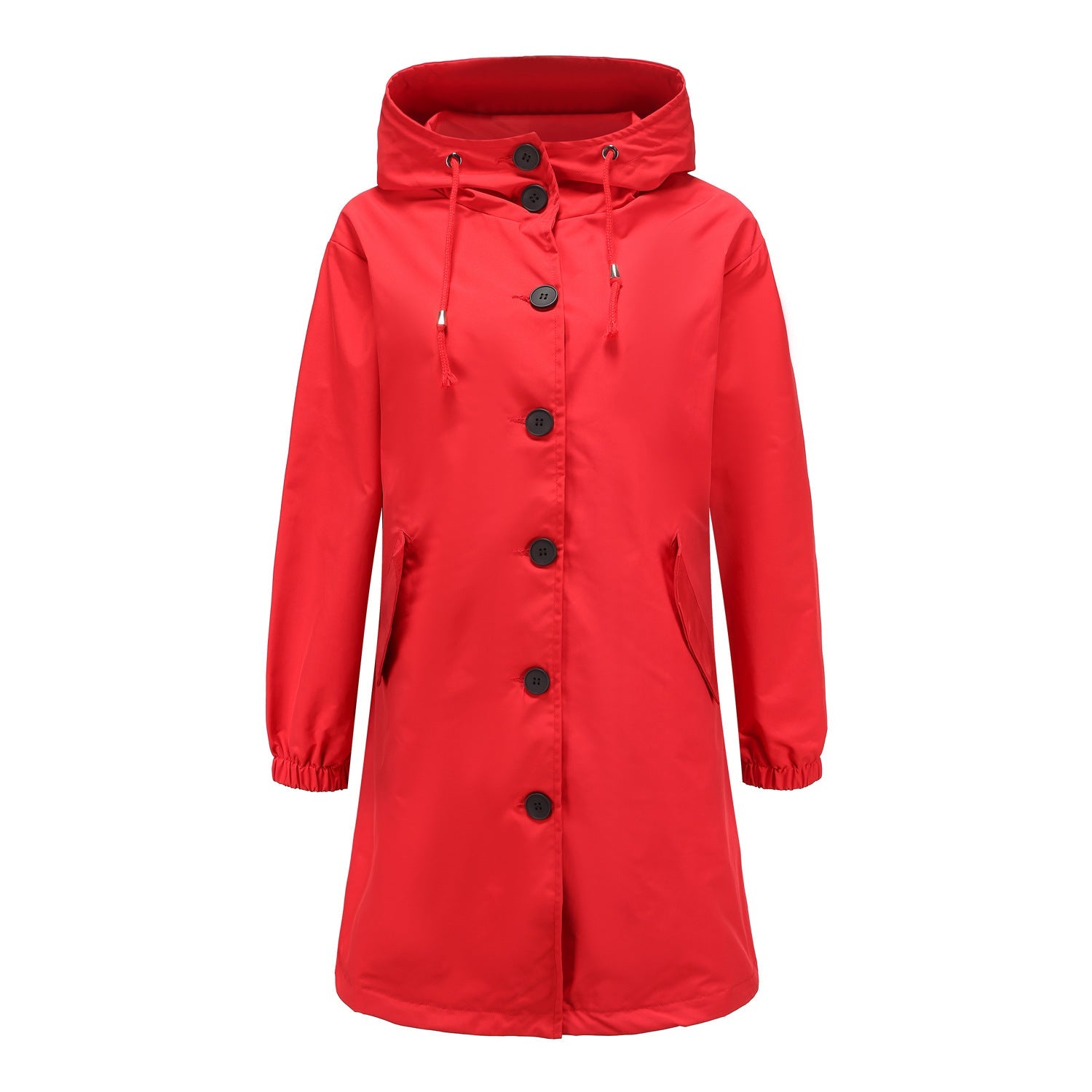 Maude | Manteau Long Trapèze à Capuche pour Femme - Image 8