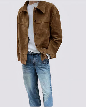 Serge | Veste en daim élégante