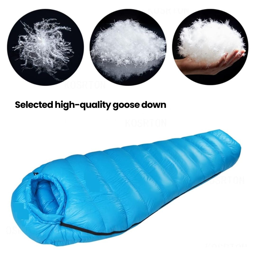 Vinter Sovepose – Dunisoleret, 400T Ripstop Nylon, -20°C Vurderet