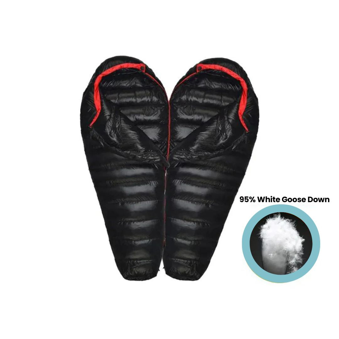 Vinter Sovepose – Dunisoleret, 400T Ripstop Nylon, -20°C Vurderet