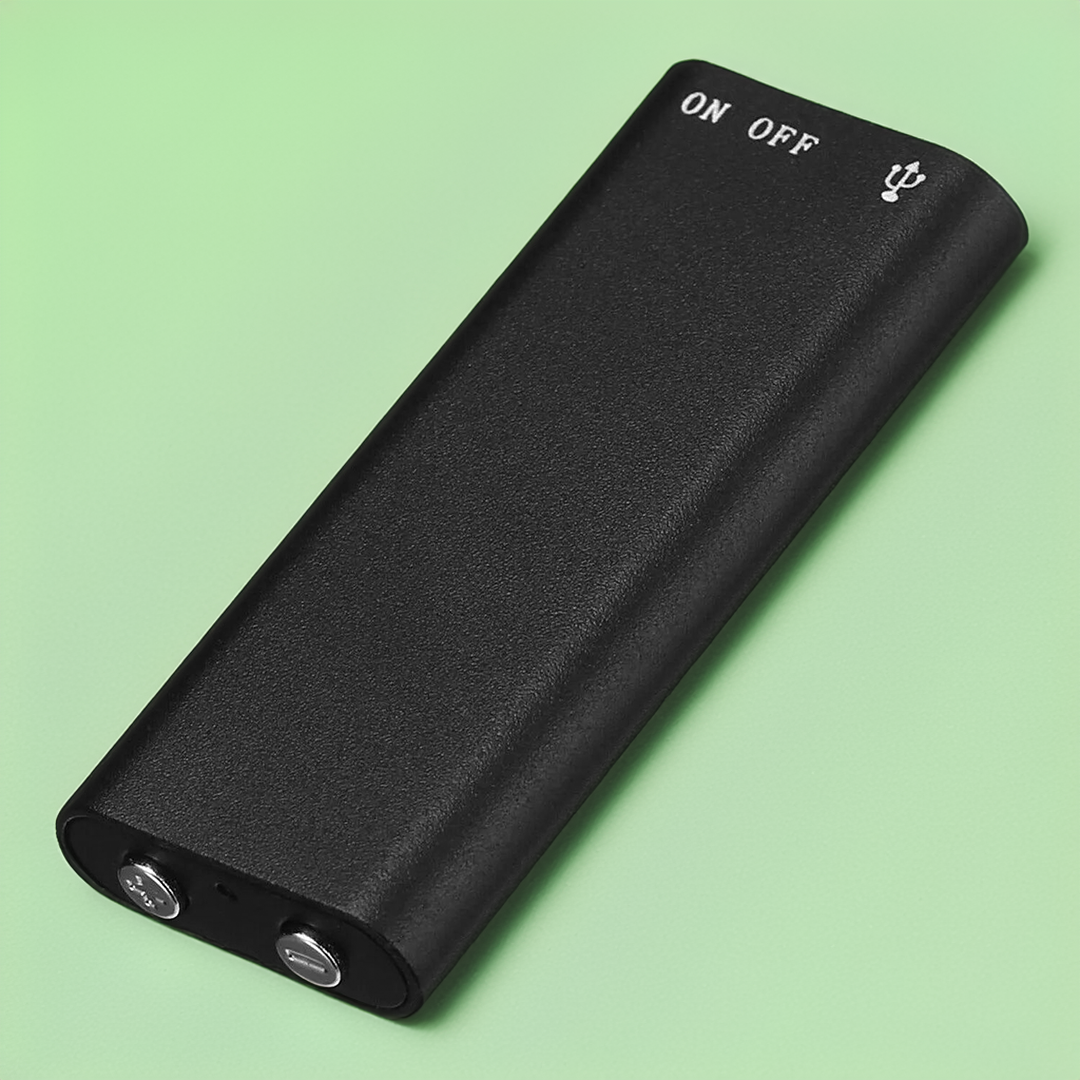 VoiceNote | Mini Diktaphon med Stemmekontrol & 96 timers Batterilevetid