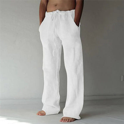 Raphaël | Pantalon baggy en lin pour hommes Aéré Confortable - Image 1