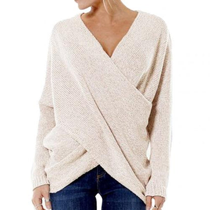 Eva | Pull Femme Cache-Cœur Col V Manches Longues - Image 5