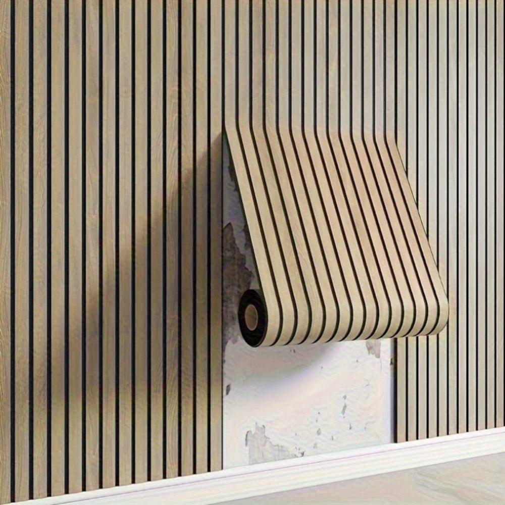 WoodWall | Selvklæbende 3D Vægpaneler med Træeffekt
