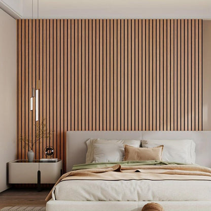 WoodWall | Selvklæbende 3D Vægpaneler med Træeffekt