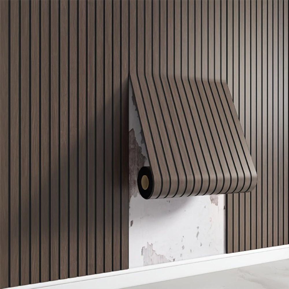 WoodWall | Selvklæbende 3D Vægpaneler med Træeffekt