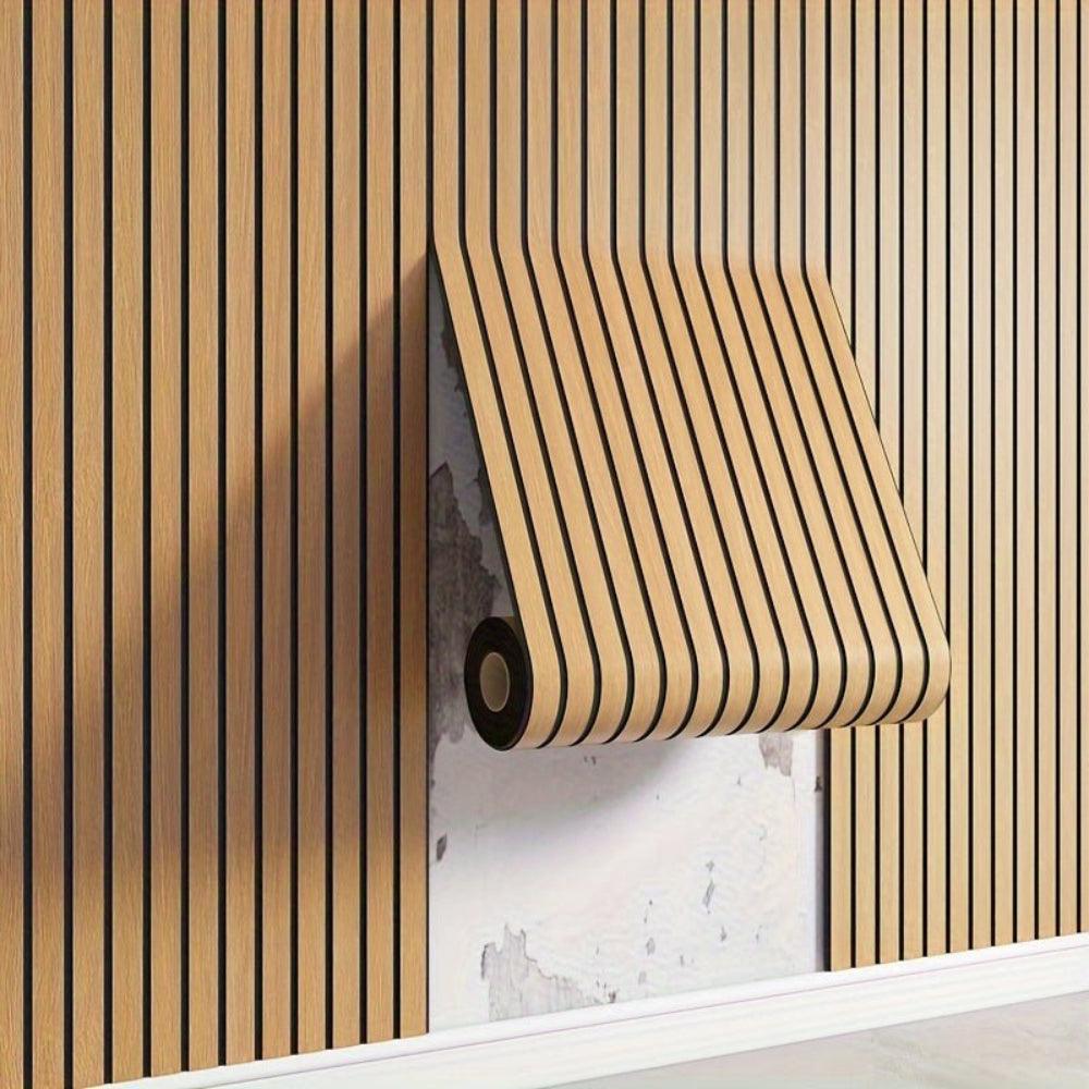 WoodWall | Selvklæbende 3D Vægpaneler med Træeffekt