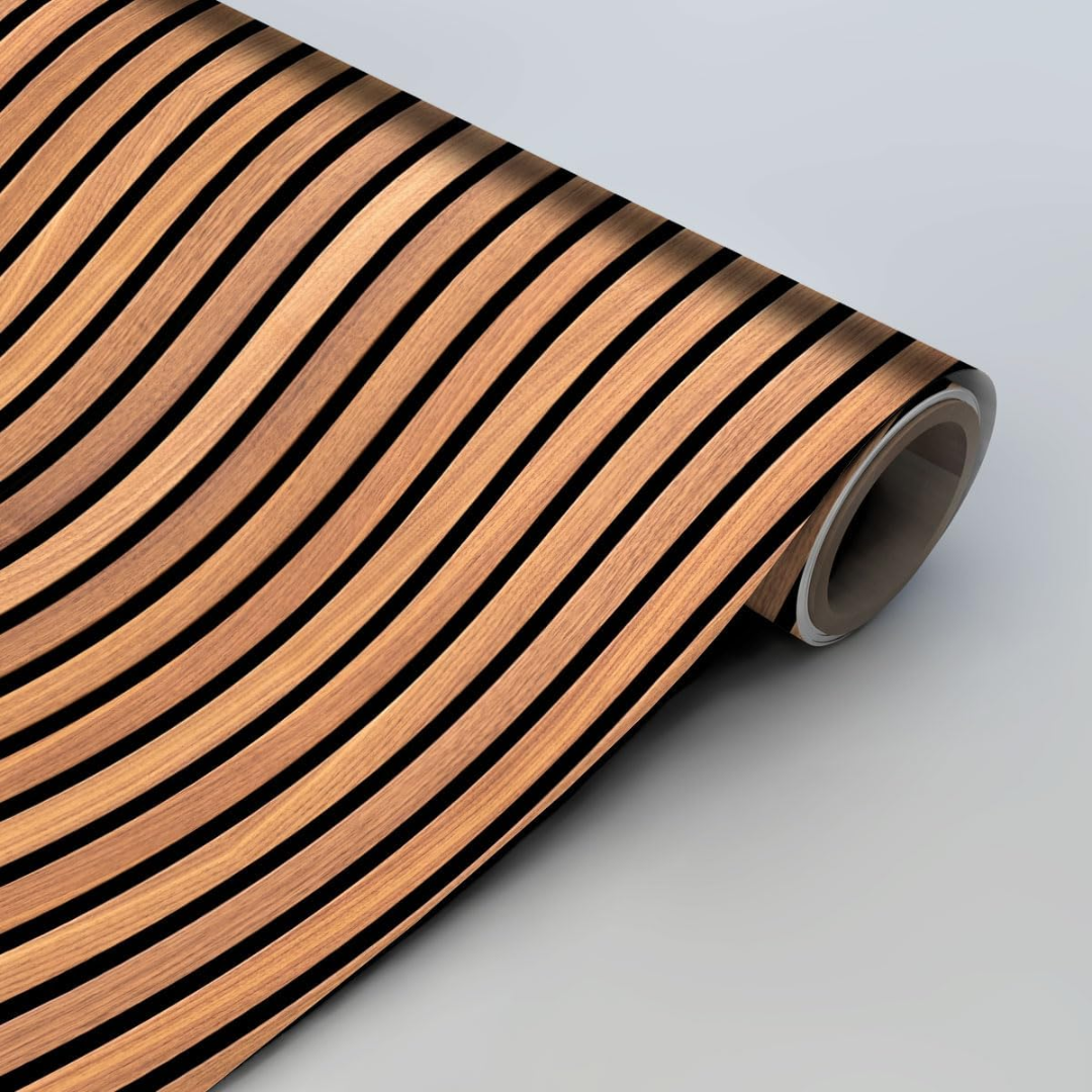 WoodWall | Selvklæbende 3D Vægpaneler med Træeffekt