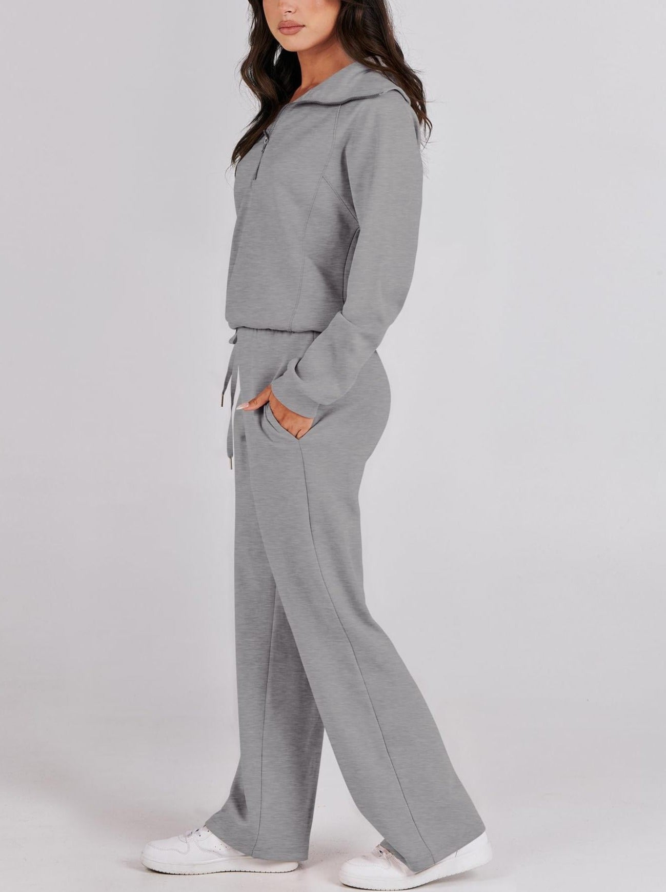 Zip & Relax Sæt - Komfortabelt To-Delt Outfit