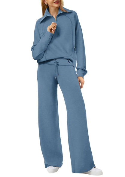Zip & Relax Sæt - Komfortabelt To-Delt Outfit