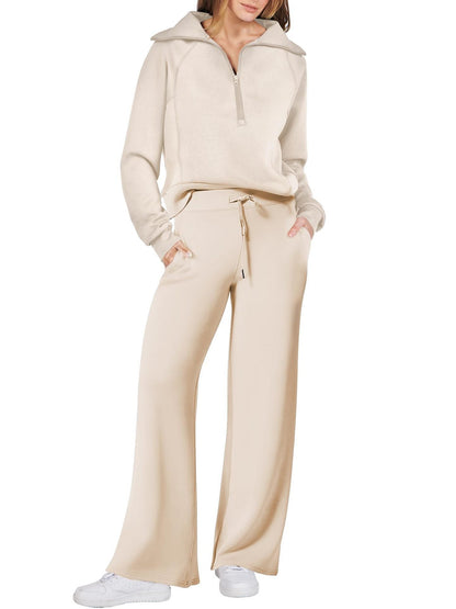 Zip & Relax Sæt - Komfortabelt To-Delt Outfit