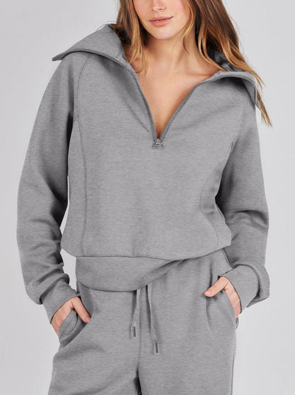 Zip & Relax Sæt - Komfortabelt To-Delt Outfit